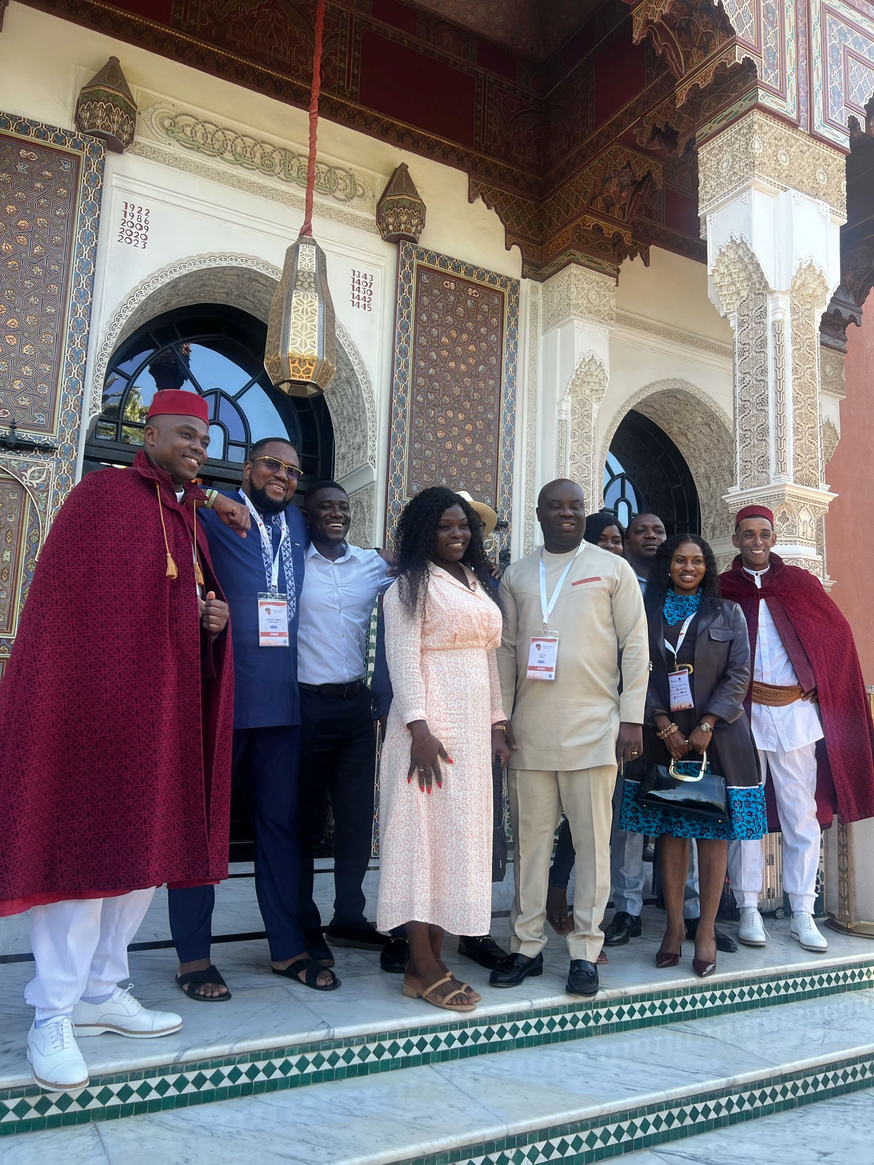 Group with ceremonial figures